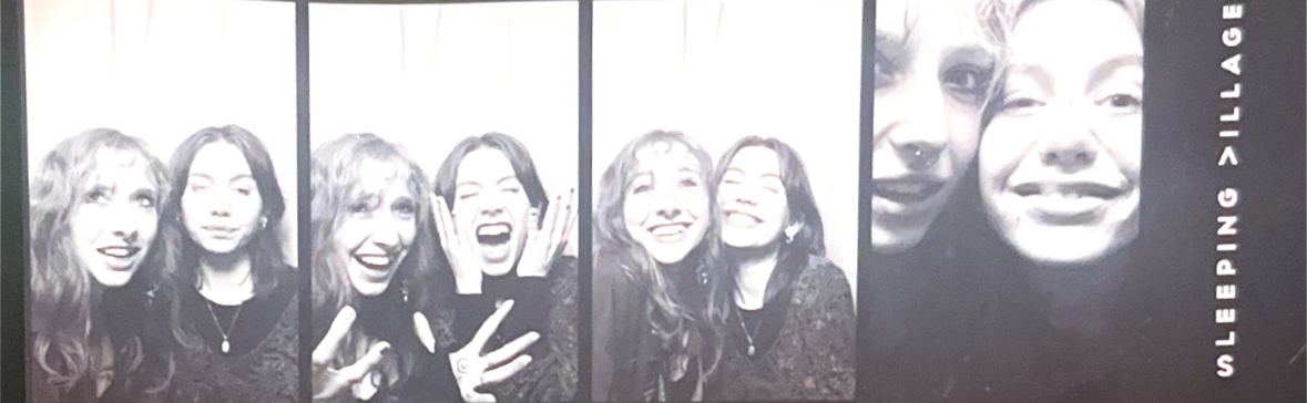 image of Emily and Pearl at sleeping village